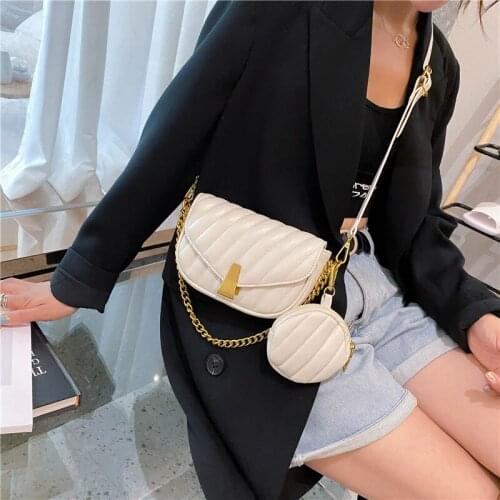 Luxury Handbag Women Bags Designer Leather Flap Messenger Bag Solid Color Crossbody Shoulder Purse Retro Small Clutches