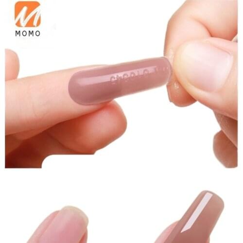 Crystal Extended Glue Nail Tips Model Fast Phototherapy Fake Nails No Paper Tray Patch Set for Free Store