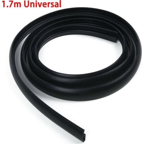 1.7M Sealing Strip For Protective Rubber Gasket Strip Under Windshield Wiper Panel Decorative Trim Weatherstrip Edge Seal Strip