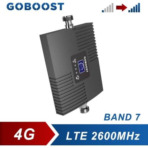 GOBOOST FDD LTE 2600 MHz Cellular Signal Booster 4g Cell Phone Repeater Band 7 Single Band Network Amplifier