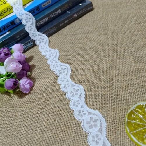 3cm S2697 multi-colored Nylon Spandex stretch Narrow lace trimmings for wedding dress birthday Christmas party
