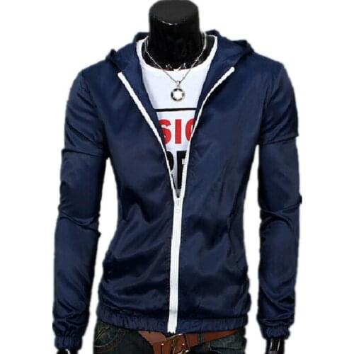 2020 Spring New Arrival Multi Colors New Style Jacket Mens Windbreaker Outwear Sun-protective Clothing Male Solid Coats