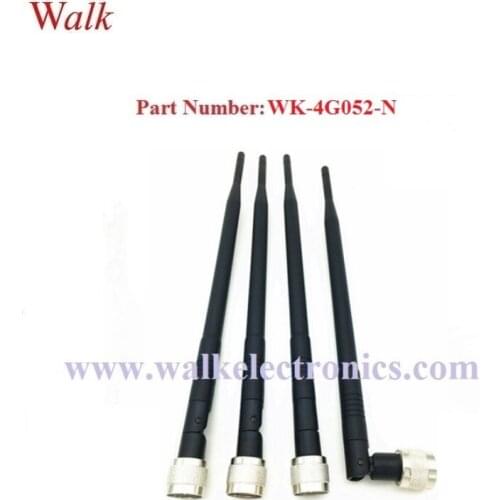 Omni directional 7.0dBi high gain N male lte 4g antenna N male swivel multi band GSM 3g 4G LTE stubby antenna