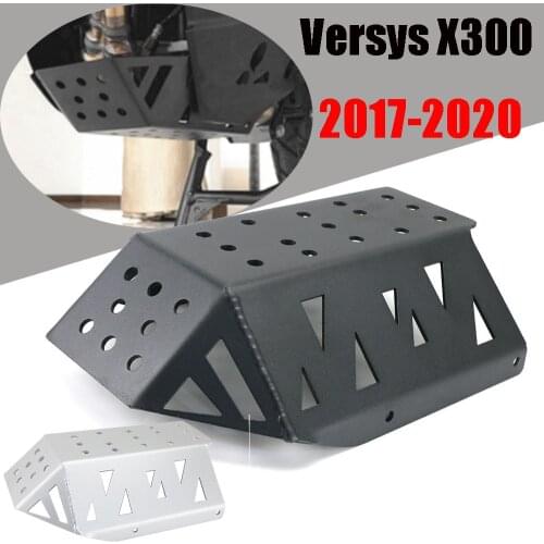 For Kawasaki Versys X300 X 300 KLE300 KLE 300 Motorcycle Engine Protection Cover Chassis Under Guard Skid Plate Accessories