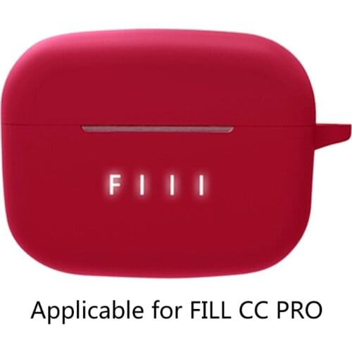 Portable Liquid Silicone Bluetooth Earphones Protective Case Anti-lost Anti-drop For FILL CC PRO