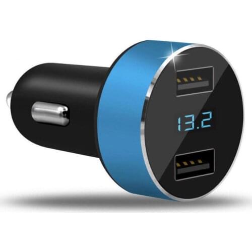 12V/24V 3.1A Dual USB Car Charger Socket Adapter Outlet Digital LED Voltmeter For iphone samsung xiaomi huawei