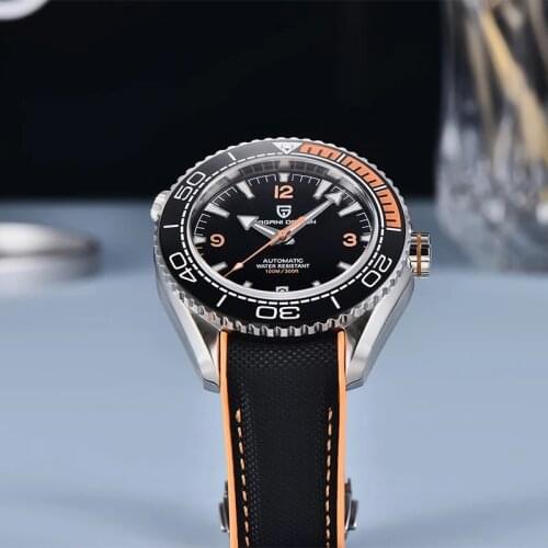 New PAGANI DESIGN Top Brand Sports Mens Watch NH35 Mechanical Wristwatch Ceramic Bezel Sapphire Glass 100M Waterproof Watches