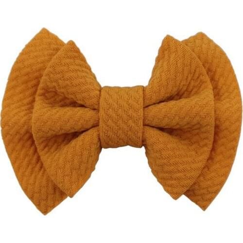 Children Headband Infant Baby Hair Accessories for DIY Turban Solid Big Bowknot Hair Band