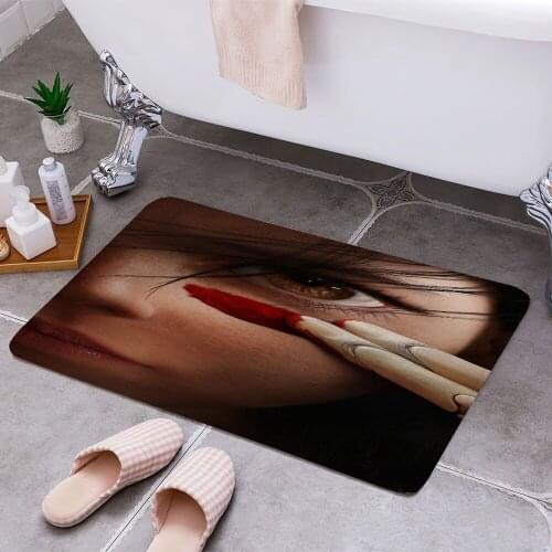 Alita battle angel 3D Print Doormats Rectangle Non-Slip DoorMat Bedroom Kitchen Entrance Print Door rugs Dropshipping
