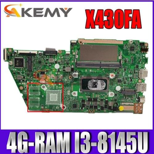 X430FA MB._4G/I3-8145U/AS Mainboard For ASUS X430FA X430F A430F S4300F Laptop motherboard Motherboard
