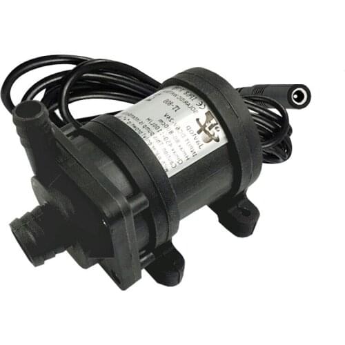 Long Lifetime Mini Water Circulation Pump 800AX Brushless 12V/24V DC Hot Water Booster Pump 900L/H Max