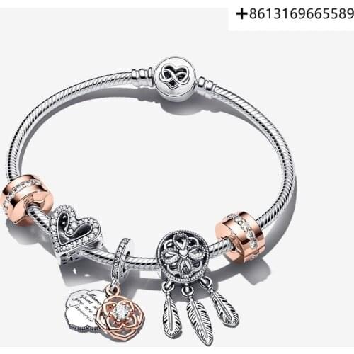 Fashion classic hot style 925 sterling silver in the name of love series bracelet for men and women