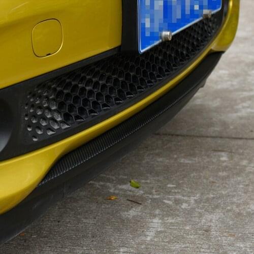 Car Front Bumper Sticker Carbon fiber Exterior Decoration For Mercedes Smart 453 forfour Car Styling Modification Accessories