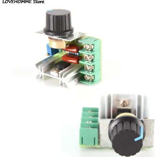 1PCS PWM 2000W AC Motor Speed Controller 50-220V 25A Adjustable Motor Speed Controller Voltage Regulator