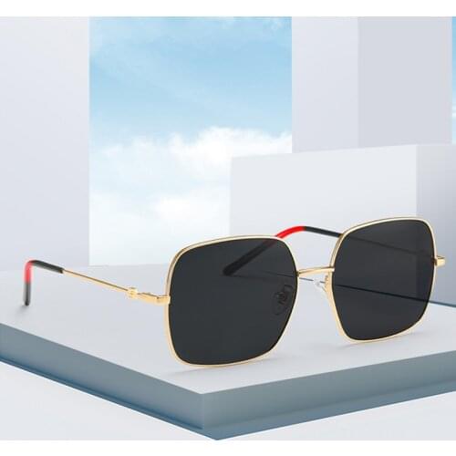 Sunglasses Unisex Fashion Sun Glasses Gradient Vintage Polarized UV400 New Brand Designer Female Eyewear For Men Ladies V9865