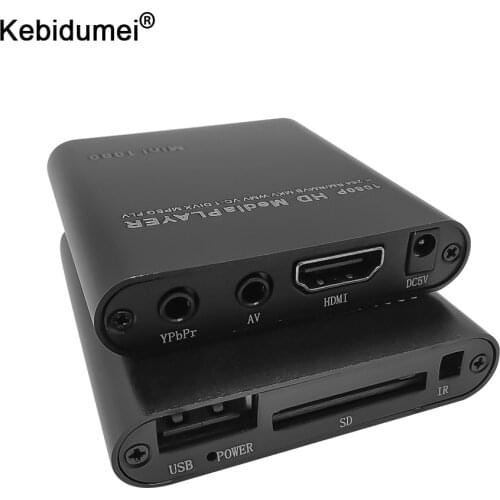 Full HD 1080P HDD Multimedia Player USB External Media Player With SD Media TV Box Support MKV H.264 RMVB WMV HDD Player