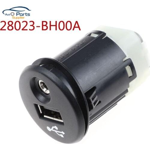 High Quality! Car USB AUX Port Adapter Fit For Nissan Juke Qashqai XTrail Micra Note NV200 28023-BH00A 28023BH00A
