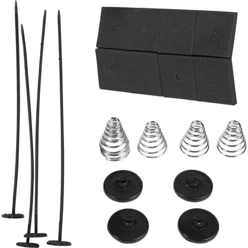 1 Set Auto Car Universal Electric Radiator Fan Ventilador Mounting Kit Plastic Ties 4 Straps 8 Cushion Pads 4 Mounting Fee