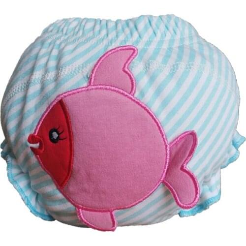 1 PC Newborn Baby Kids Toddler Girls Boys Cotton Waterproof Toilet Potty Training Pants Reusable Cloth Diaper Nappies Washable