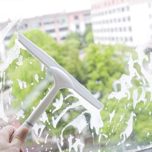 1pcs plastic PP Glass wiper 25cm car Window Squeegees cleaning brush cleaner washing scraper household bathroom kitchen tool