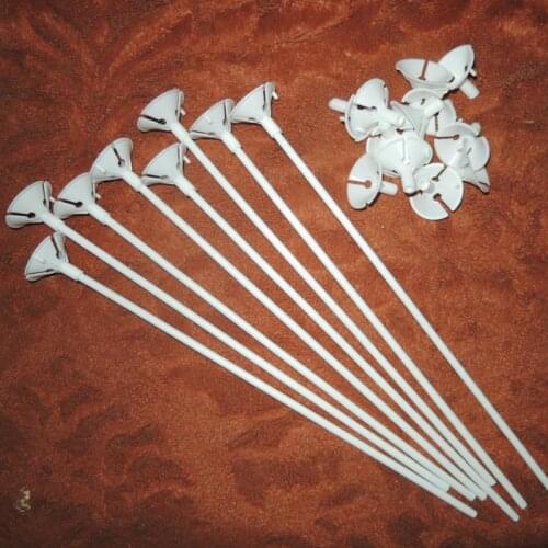 100Pcs/lot Party Festival Wedding Appliance Plastic Balloon Holder Sticks and CupsYH-459737