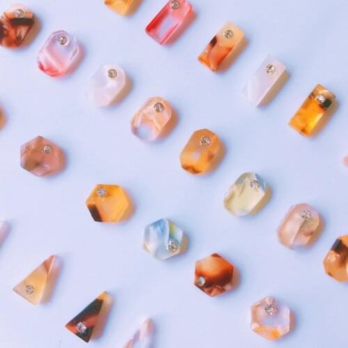 20pcs/lot 3D diamond amber Nail art Decoration Japanese trend style nails rhinestone Accessories top-level Manicure Charms