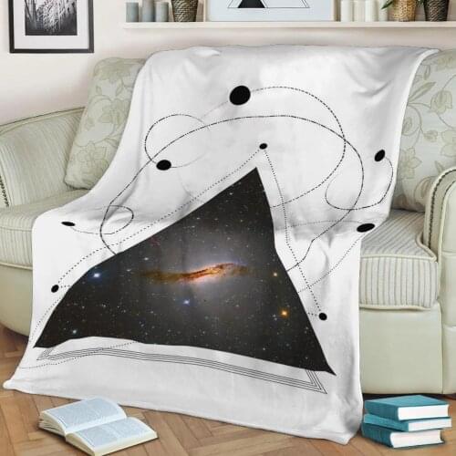 Abstract Geometric Art 601 3D Printed Velvet Plush Throw Fleece Blanket Bedspread Sherpa Blanket Home Decora