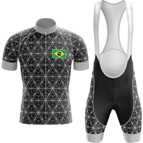 Cycling Jersey 2021 Brazil Team Men Bike Jersey Road MTB Cycling Clothing Sportswear Maillot Ciclismo Cycling Jersey Set