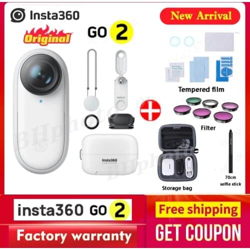 Insta360 GO 2 Action Camera FlowState Stabilization 4m waterproof sport Camera go extreme pro Insta 360 go2 cam pk insta360 Go