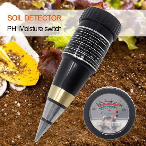 Soil PH&Moisture Meter Soil Temperature Humidity Sensor Electric Conductivity Soil Moisture Meter Sensor Lawn Care Gardens
