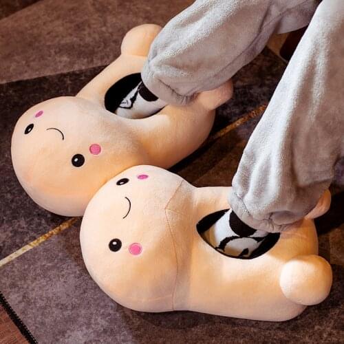 Creative Penis Shoes Plush Toys Stuffed Soft Funny Animal Penis Dolls for Home Indoor Shoes kawaii Valentines Gift for Couple