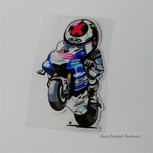 Jorge Lorenzo 99 Stickers Motocross Helmets Decal Motorcycle Modified Racing Bike Car Stickers Reflective