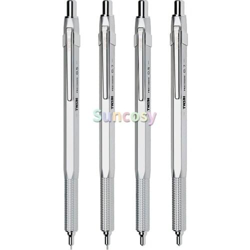 Twsbi Precision PM Metal Automatic Drafting Pencil 0.5 mm and 0.7 mm, for Writing Draft, Drawing, Sketch -Come with Gift Case