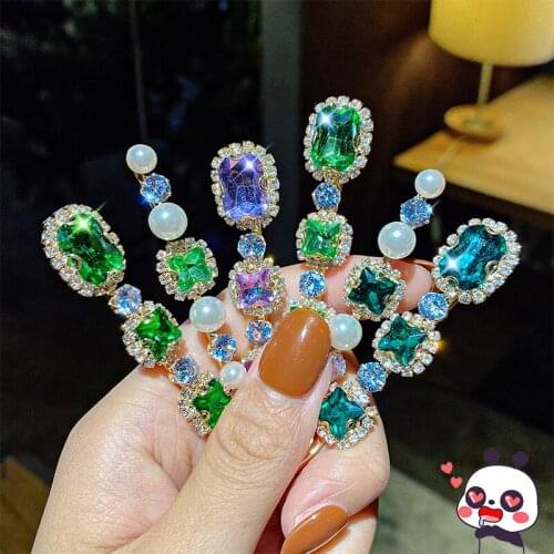 Girls fashion metal hairgrips female temperament contracted lace bang broken hair a word clip to pearl diamond hairpin headdress