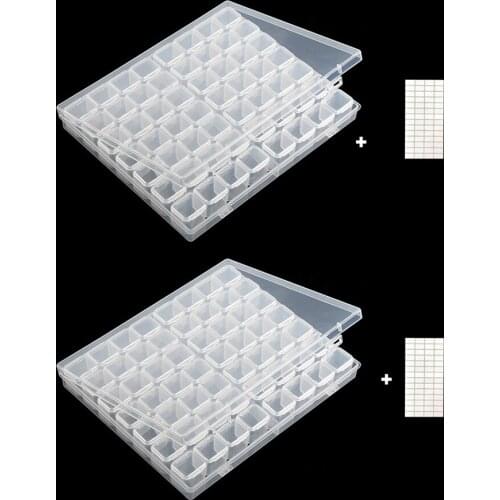 56/28Grid 5d Diamond Painting Accessories Storage Box Diamond Painting Drill Plastic Storage Box Container Case Organizer Holder