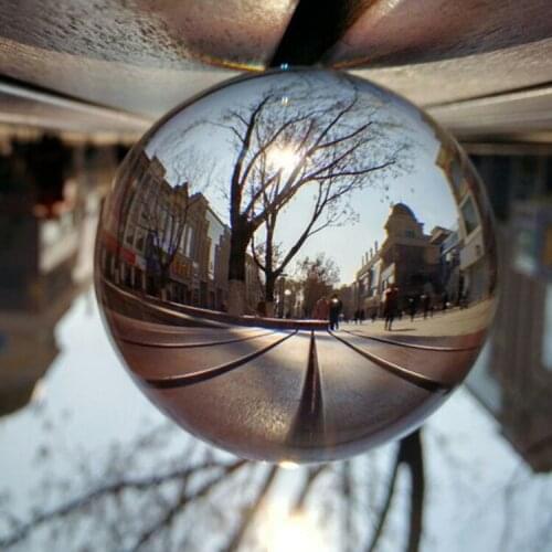 Clear Crystal Ball Magic Decorative Quartz Photography Glass Sphere Home Decoration FengShui Decorative Balls