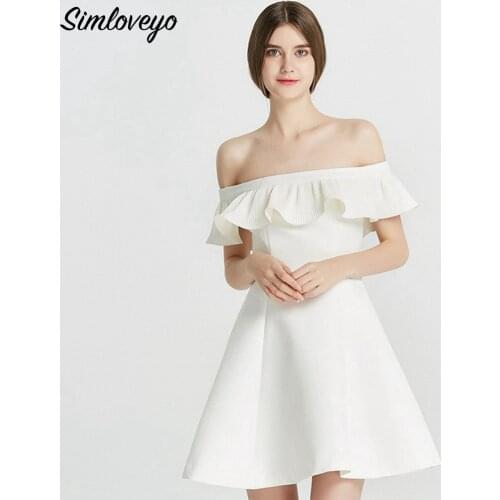 Летние платья с открытыми плечами SIMLOVEYO China At AliExpress