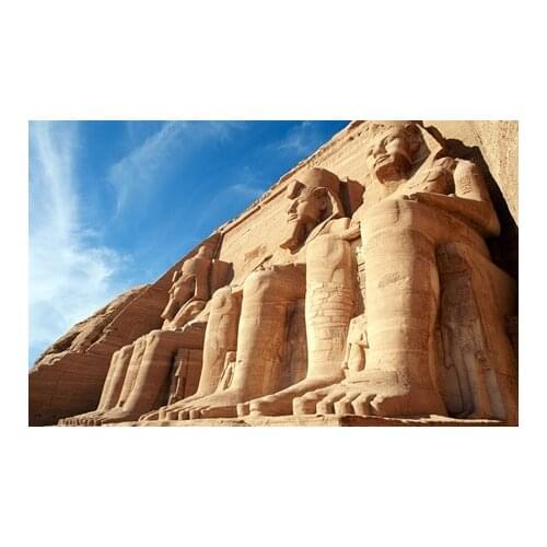 Grand abu simbel temples statue egypt 4 Size Home Decoration Canvas Poster Home Wall Art Picture Paint on Canvas Prints