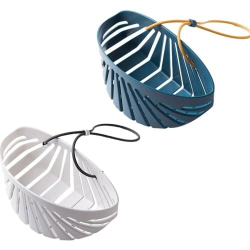 Kitchen Dish Cloth Sponge Storage Bag Sink Holder Holder Soap Portable Home Hanging Drain Bag Basket Bath Storage Tool With Rope