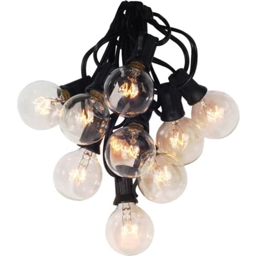 220V Globe String Lights Outdoor Waterproof for Yard Patio Garden Wedding Pergola Gazebo Bistro Party