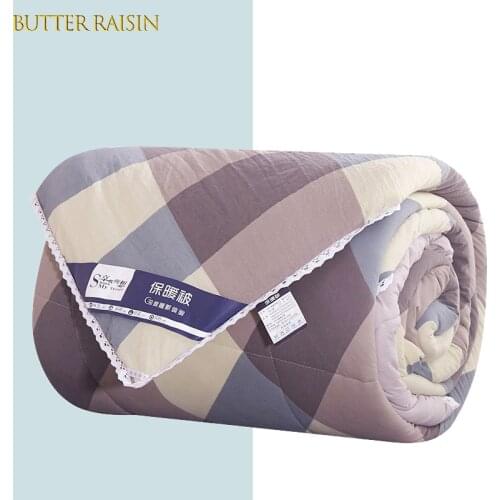 Winter Double Duvet Thick Warm Quilted Quilts Spring Autumn Weighted Blanket Bedroom Soft Comforter Quilt King Queen Twin Size