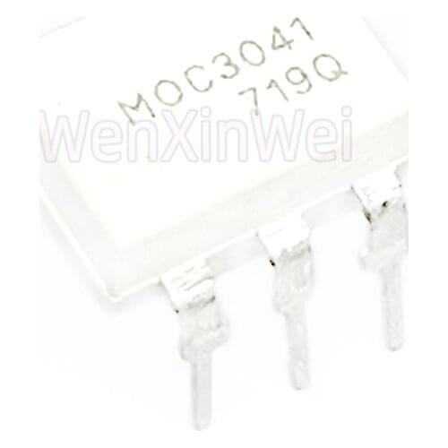 10PCS/LOT MOC3041 DIP6 3041 DIP Optocoupler Lsolator New SIP-6