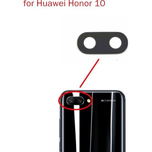 2pcs/lot for Huawei Honor 10 Back Camera Glass Lens Main Rear Camera Lens with Glue for Huawei Honor 10 Repair Spare Parts