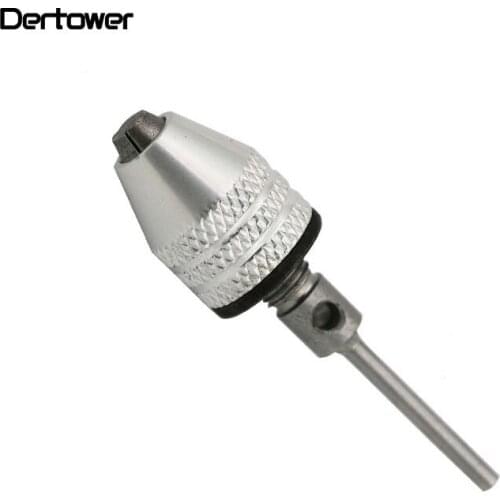 3mm & 2.3mm Shank Connecting Shaft Electric Grinder Keyless Drill Bits Chuck Adapter Clamping Range 0.3-3mm Drill Bit Converter