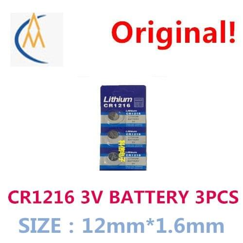 3PCS New genuine cr1216 button battery 3V remote control / watch car key toy luminous product night light