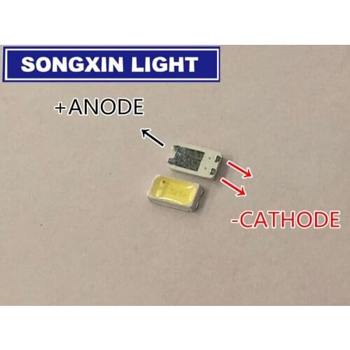 500pcs For LG LED LCD Backlight TV Application Middle Power LED LED Backlight 1W 6V 5630 Cool white LED LCD TV Backlight