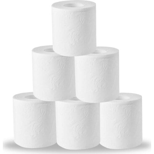 White Paper Towels Rolls Toilet Roll 3 Layers Tissue Roll Kitchen Toilet Paper Home Bath Toilet Roll Paper Supplies