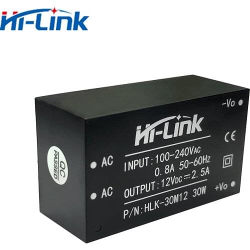Free Shipping HLK-30M12 AC DC Power Converter 220V 12V 30W CE Standard 10pcs/Lot