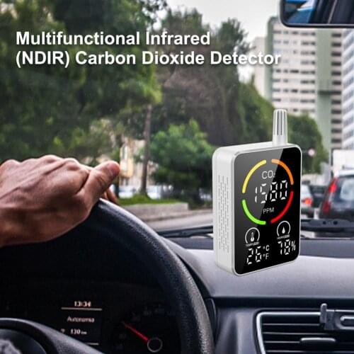 Air Monitor CO2 Carbon Dioxide Detector Greenhouse Warehouse Air Quality Temperature Humidity Monitor Fast Measurement Meter