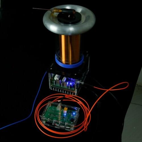 Drsstc digital magnetic levitation Solid state music Tesla coil drsstc lightning simulation experiment